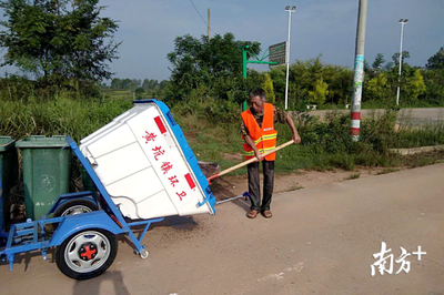 南雄新景 保潔電動車開進村，垃圾清運革新助力農村人居環境大變樣